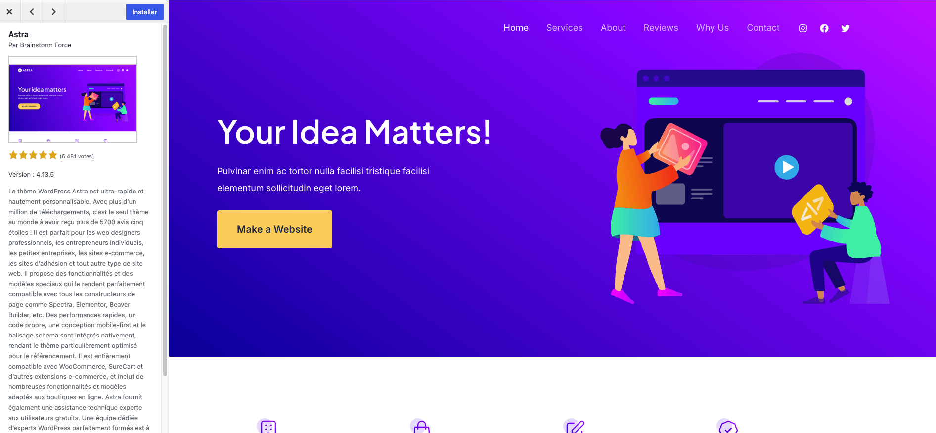 theme wordpress astra