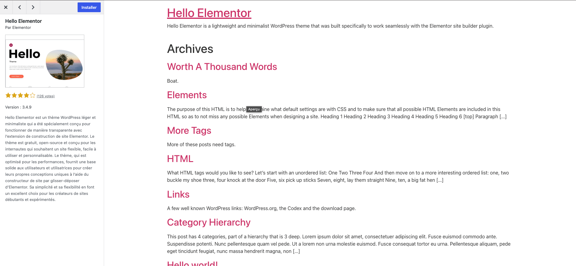 hello elementor
